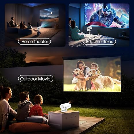 CozyCast Mini Projector 4k